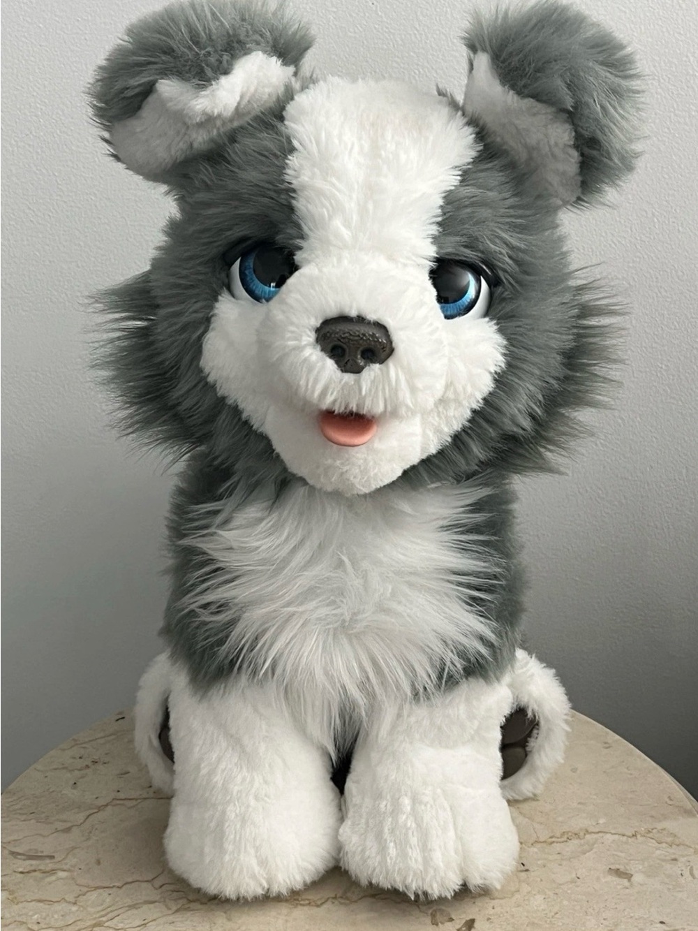 FurReal Friends Ricky the Trick Lovin’ Puppy Hasbro Working Grey White-Dog Only